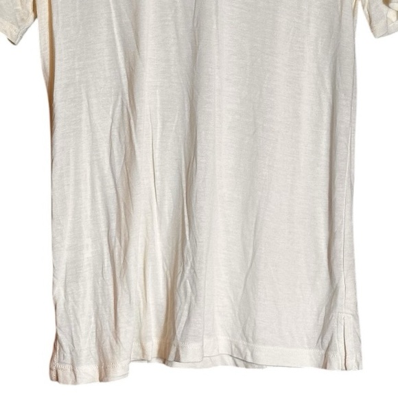 LOFT Cream / White Short Sleeve Top Size Small NWT 📦 - Picture 7 of 8